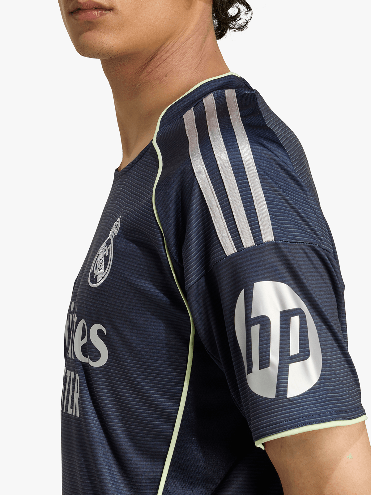 adidas Mens Real Madrid Away 25/26 Navy Stadium Jersey