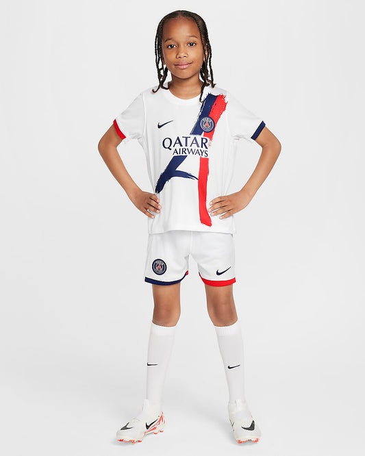 Paris Saint-Germain 2024/25 Stadium Away
Younger Kids' Nike Football Replica 3-Piece Kit