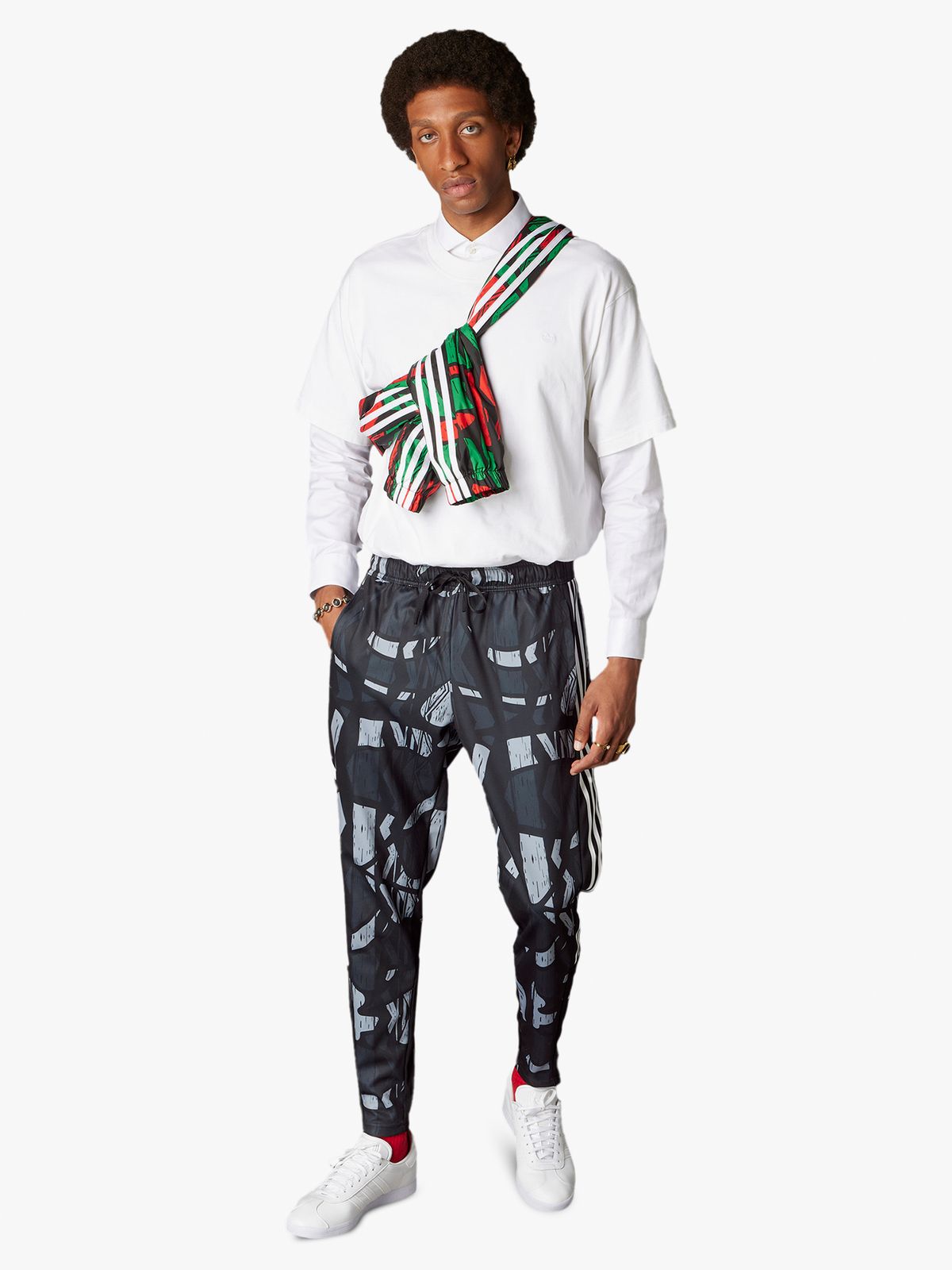 adidas Mens Arsenal X Labrum Tiro Black Trackpants