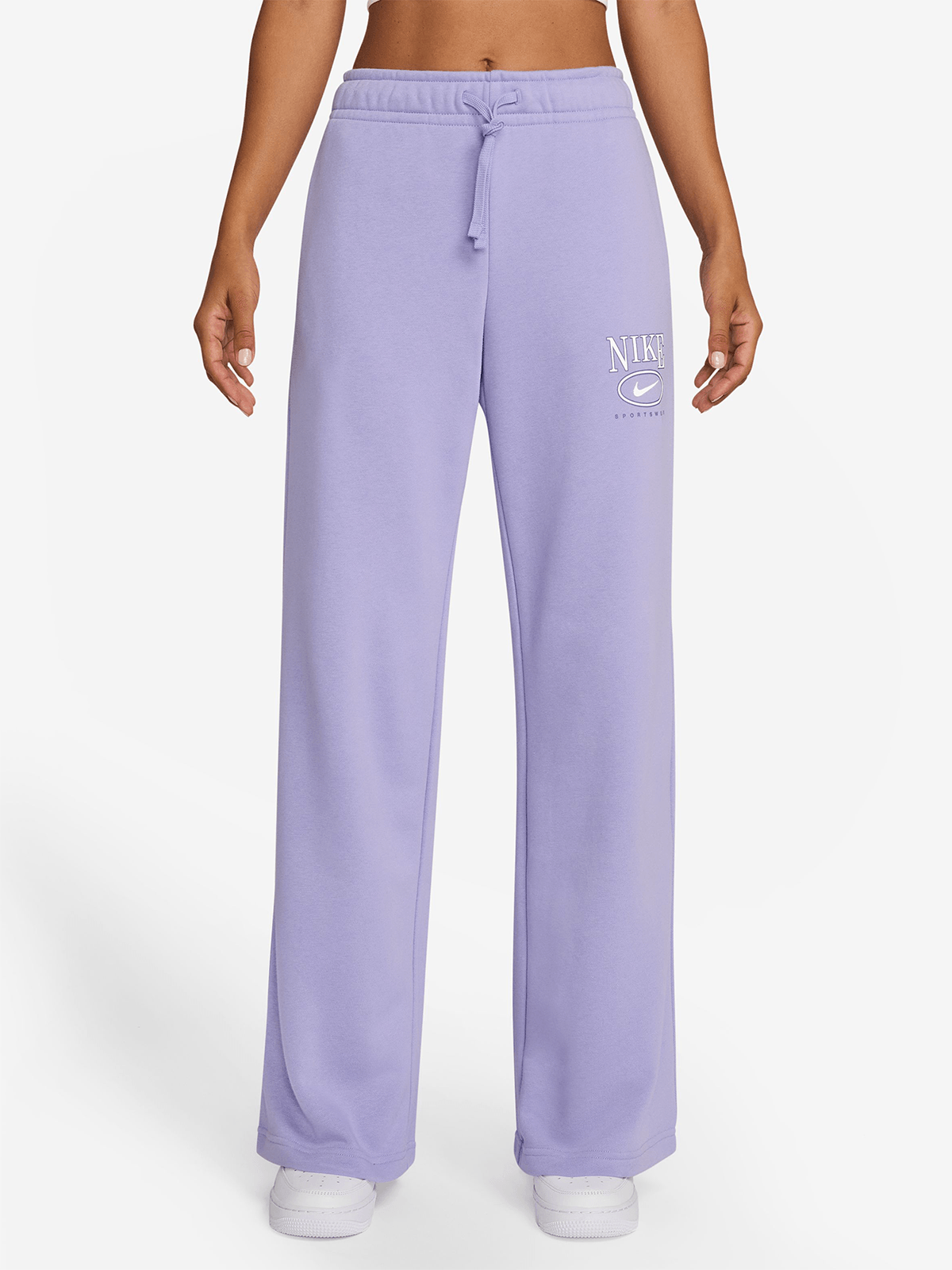 Nike Womens Sportswear Club Fleece Graphic Lilac Pants