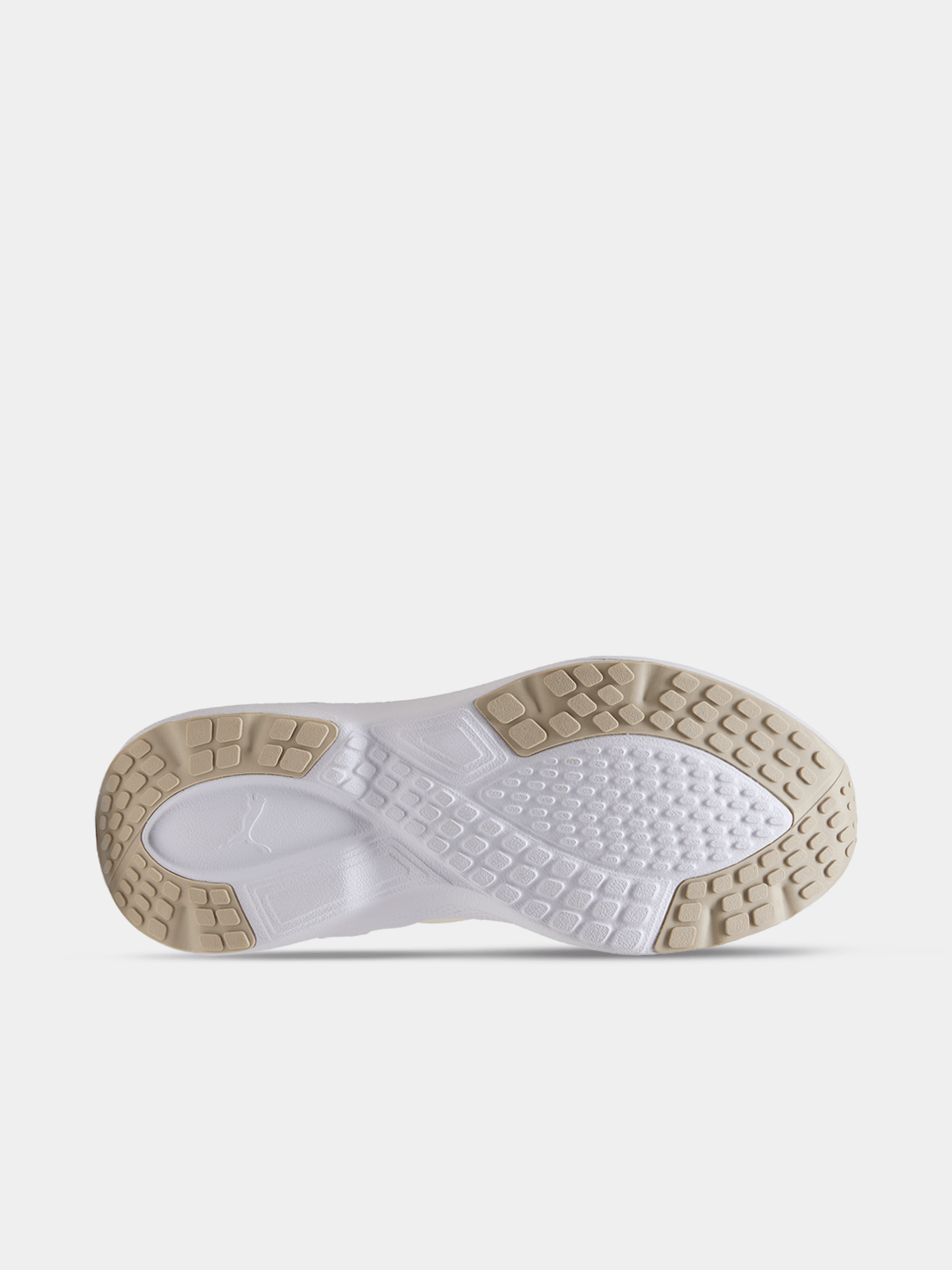 Puma Womens Softride Mayve Hybrid Warm White/Desert Dust Running Shoes