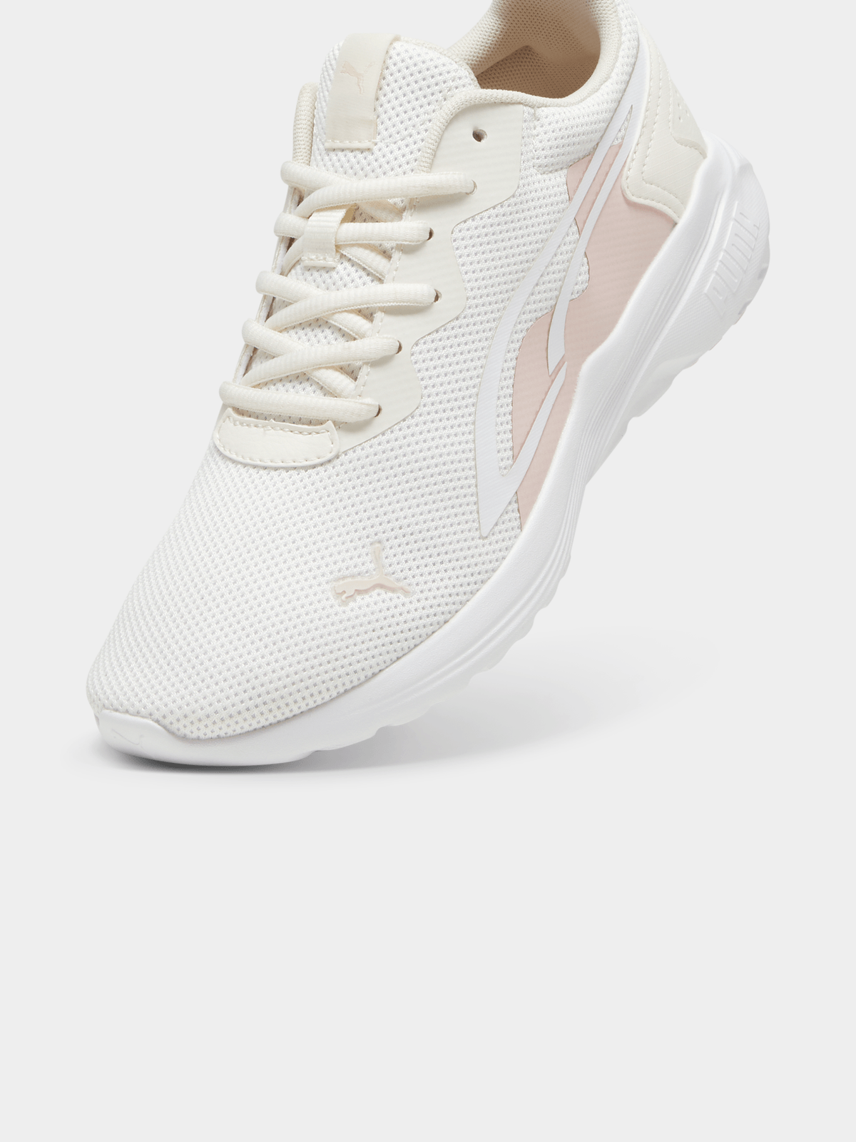 Womens Puma All Day Active Cream/Pink Running Shoes