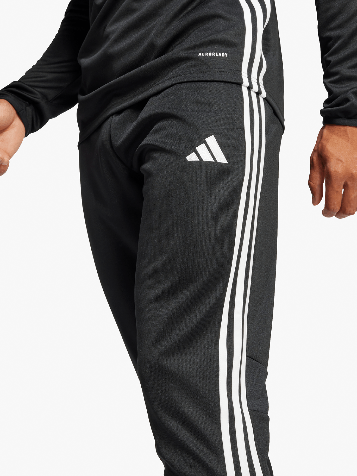 adidas Mens Tiro Essentials Black/White Pants