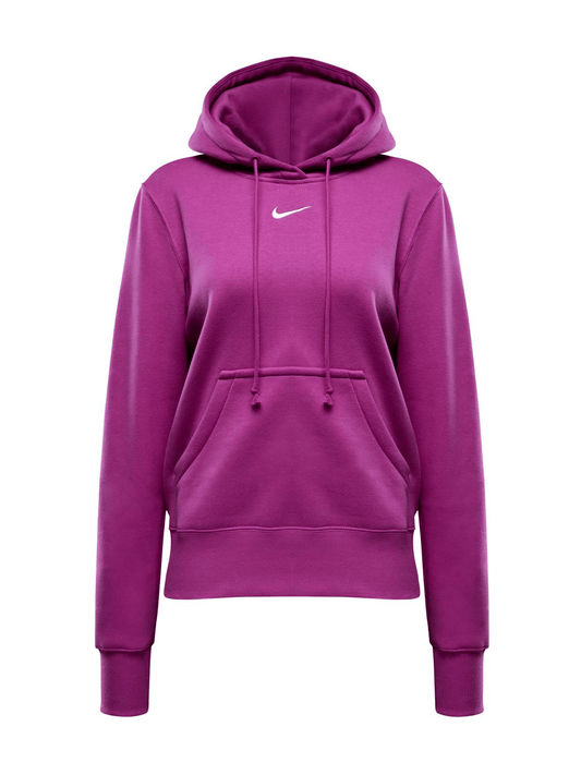 Womens Nike Sportswear Phoenix Fleece Hot Fuchsia Pullover Hoodie