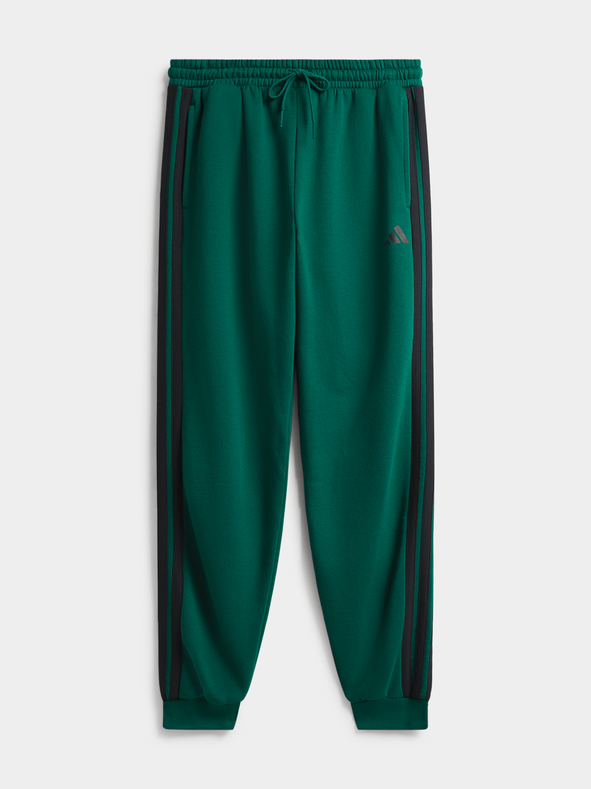 adidas Mens 3-Stripes Collegiate Green Pants
