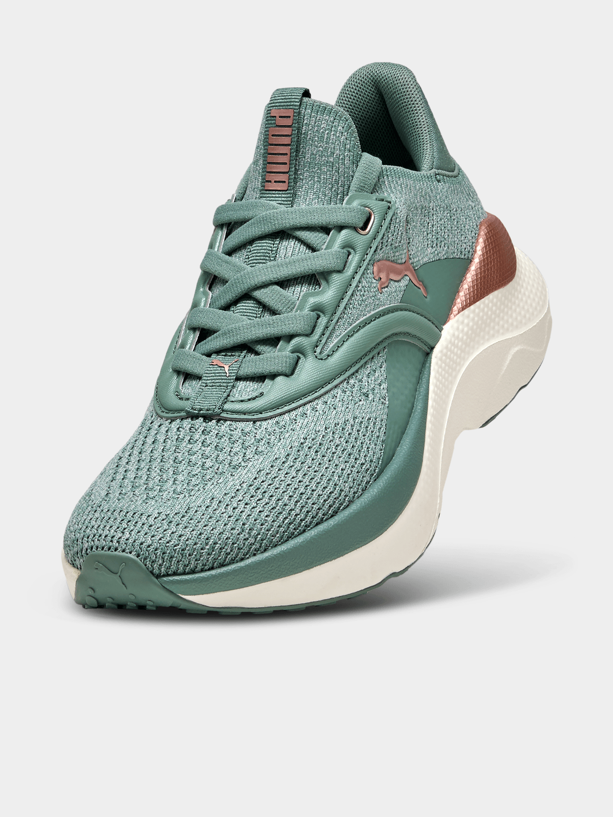 Puma Womens Softride Green Moon/Gold Training Shoes