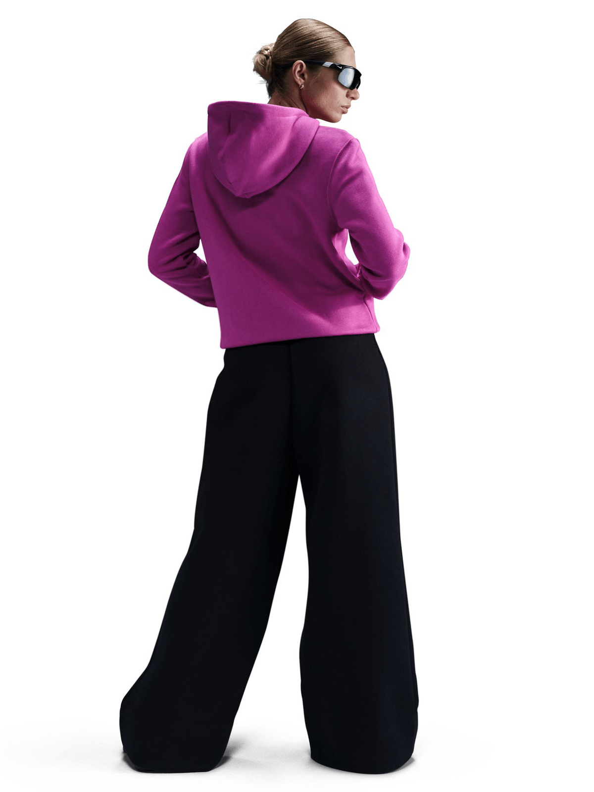 Womens Nike Sportswear Phoenix Fleece Hot Fuchsia Pullover Hoodie