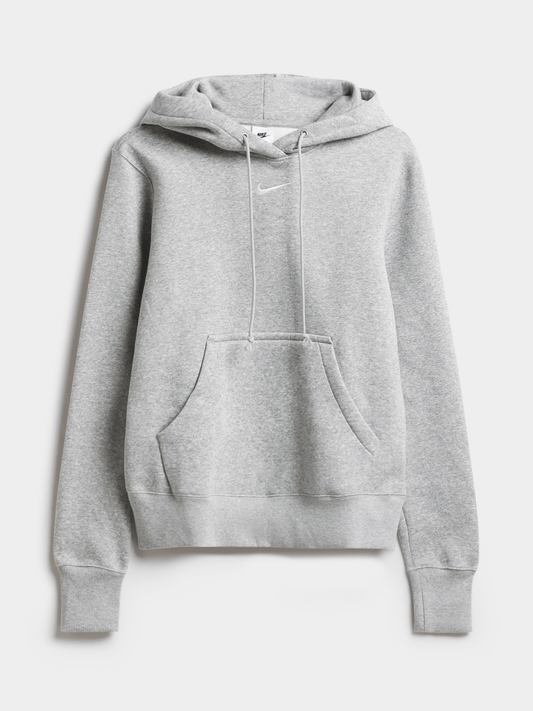 Nike Womens Sportswear Phoenix Fleece Grey Hoodie