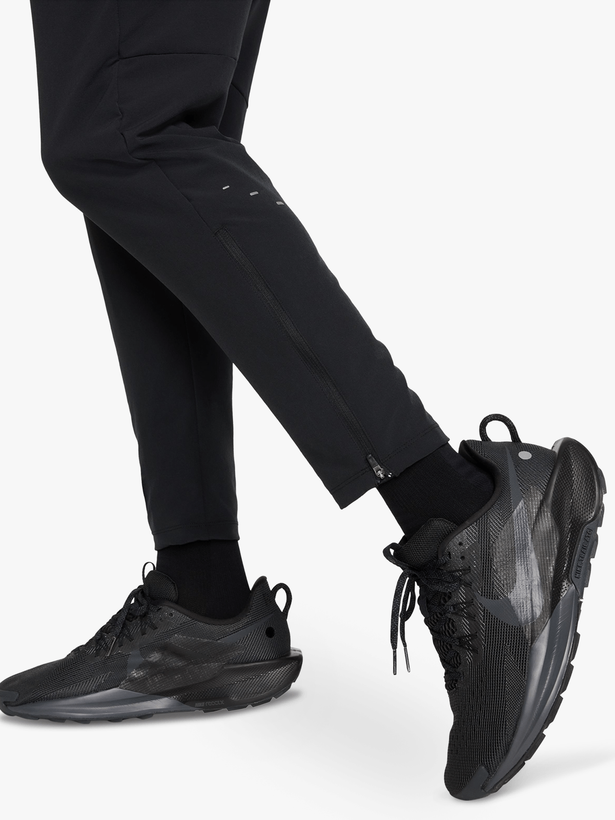 Nike Mens Dri-Fit Stride Woven Black Running Pants