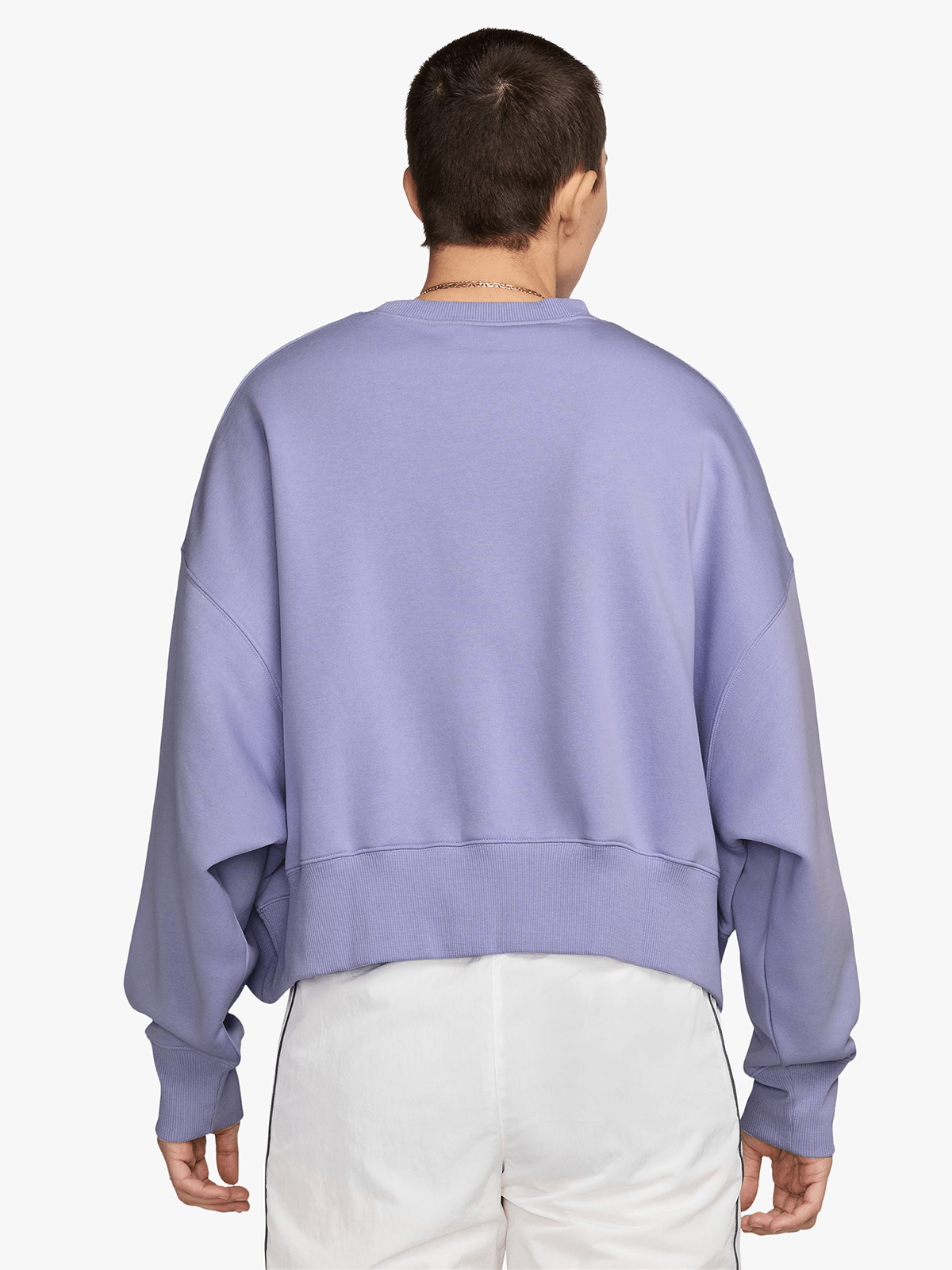 Nike Womens Sportswear Phoenix Fleece Lilac Sweatshirt