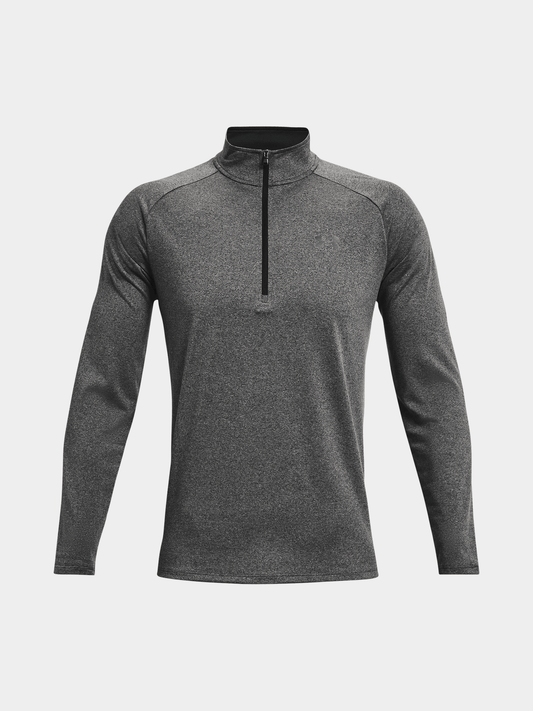 Under Armour Mens Tech™ 1/2 Zip Long Sleeve Grey Top