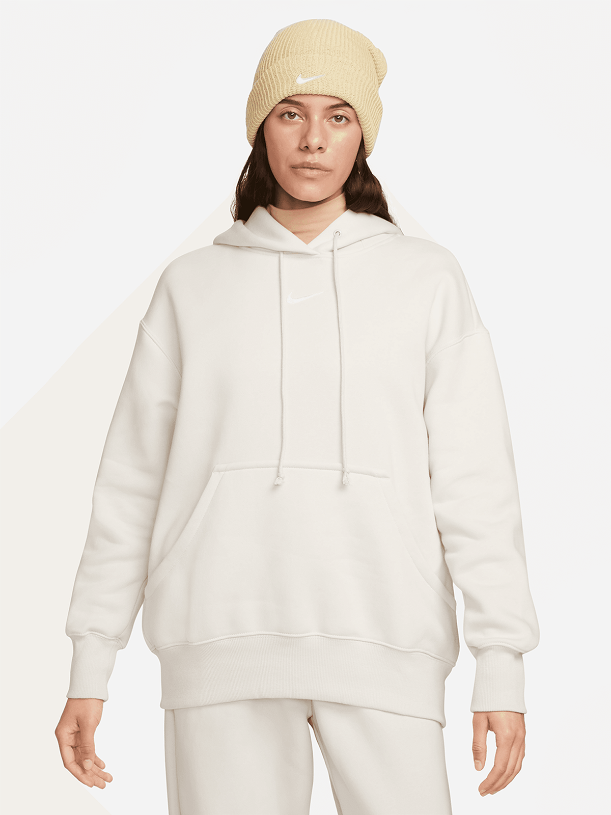 Nike Womens Sportswear Phoenix Fleece Orewood Brown Hoodie