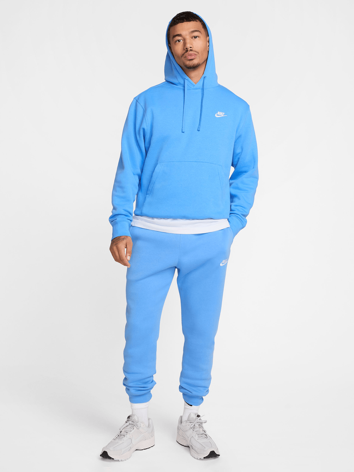 Nike Mens Sportswear Club Fleece University Blue Hoodie