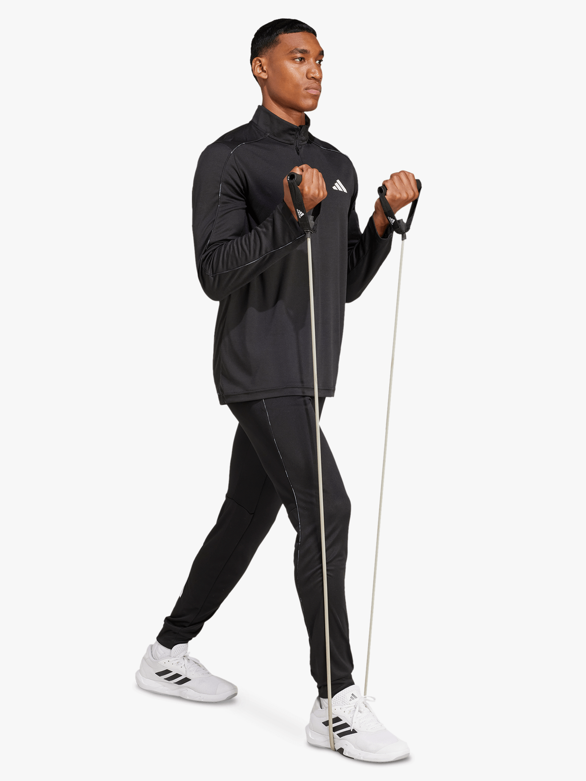 adidas Mens Essential Camo Black Pants