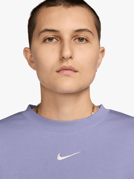 Nike Womens Sportswear Phoenix Fleece Lilac Sweatshirt