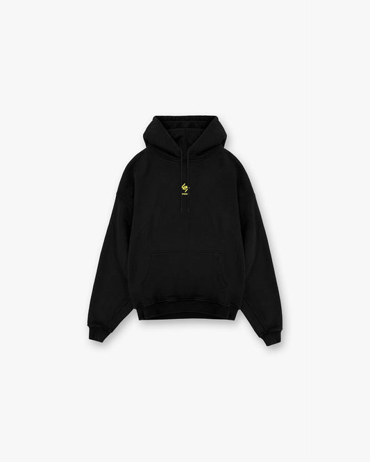 247 Chicago Oversized Hoodie - Jet Black