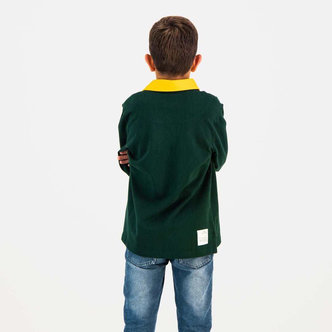 SA Supporters Kids LS Rugby Jersey-OS Green