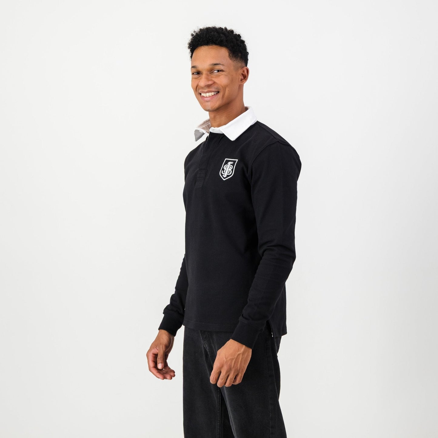Schools Jeppe LS Rugby Jersey-Black