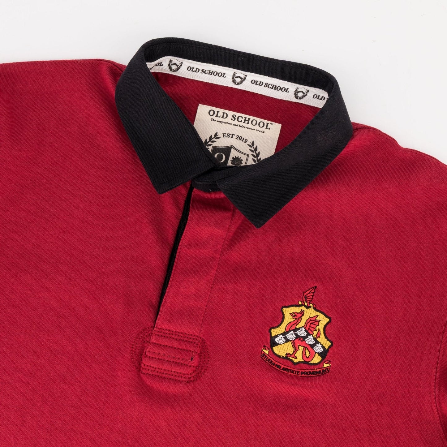 Schools Old Kingwoodian LS Rugby Jersey-Rio Red