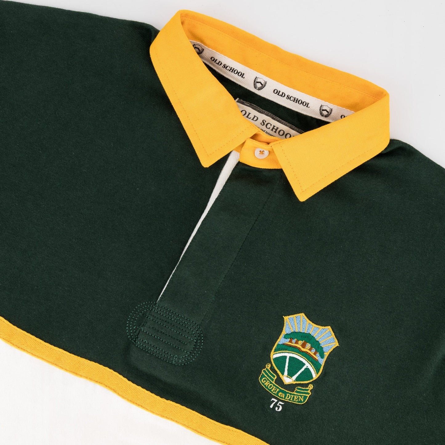Schools Wonderboom Long Sleeve Rugby Jersey-Os Green