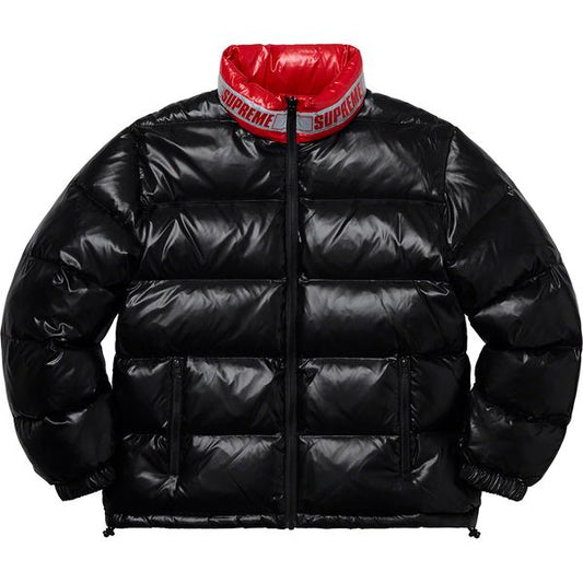 SUPREME REVERSIBLE PUFFER JACKET BLACK