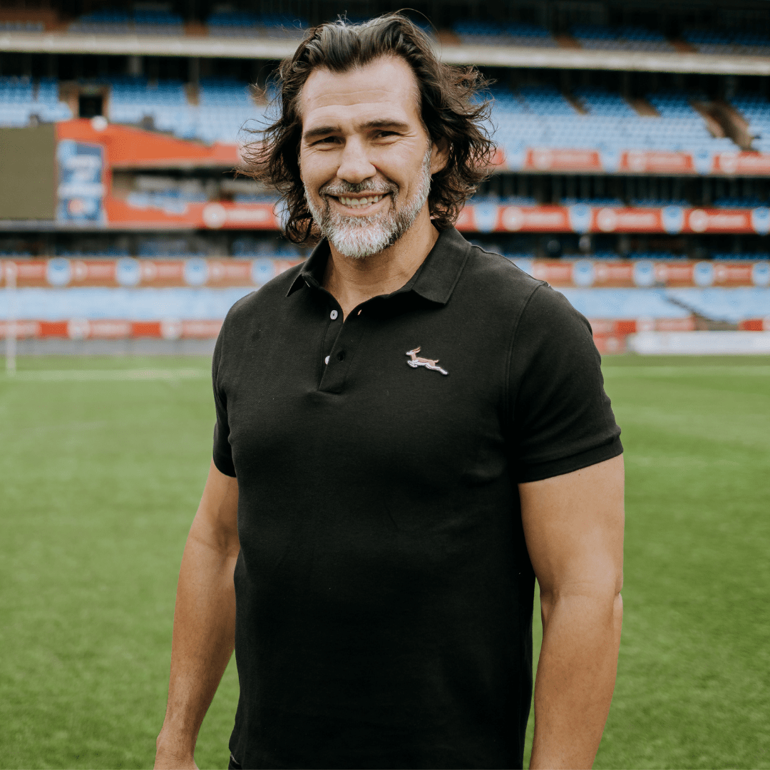 Springboks Nat Badge SS Polo-Black