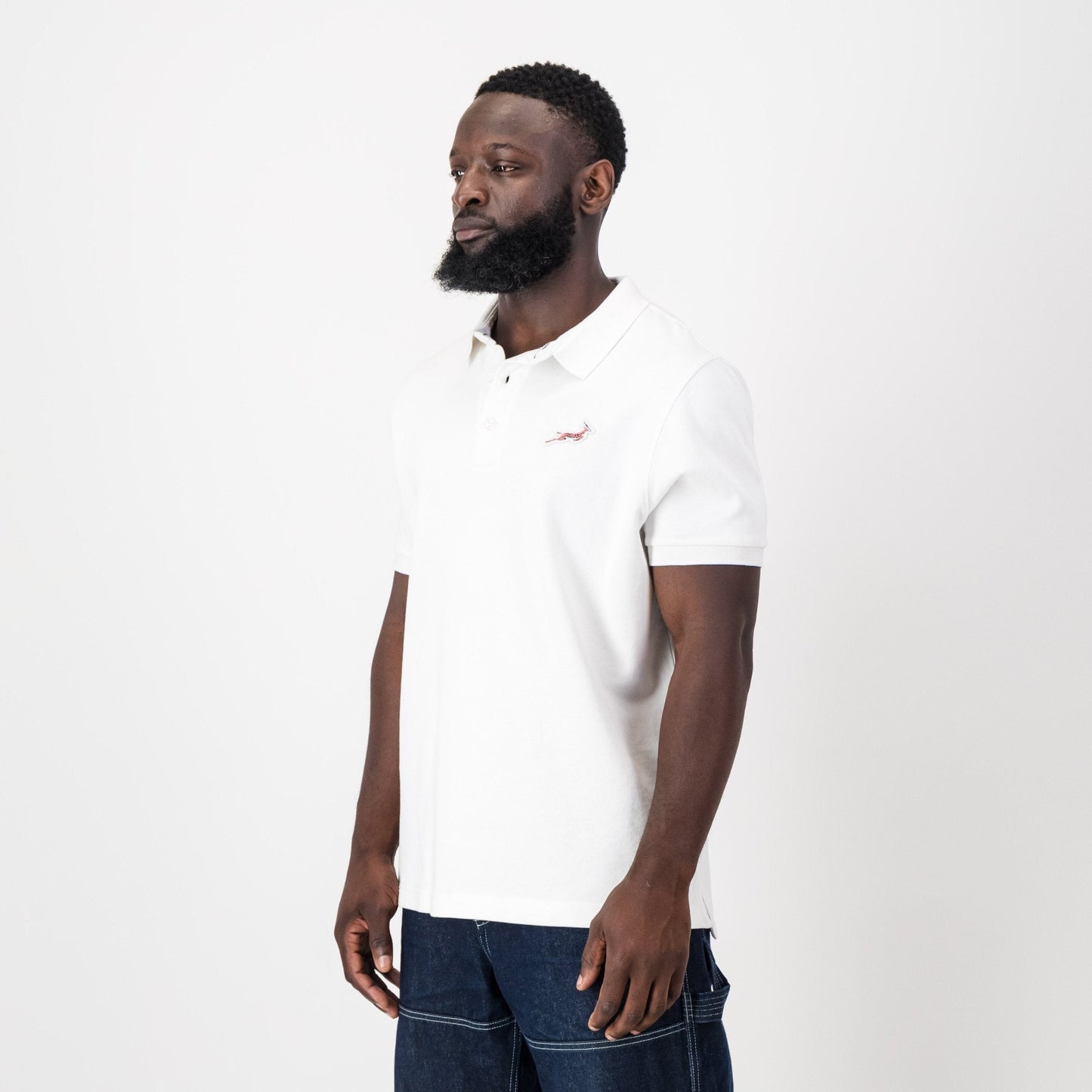 Springboks Pop Badge SS Polo-White