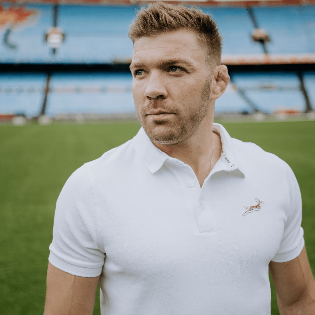 Springboks Pop Badge SS Polo-White