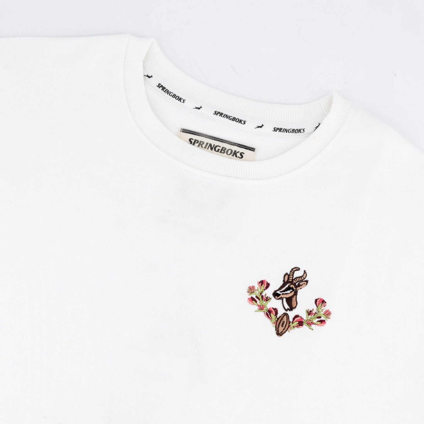 Springboks Wreath Crew Neck Sweat-Cloud Dancer