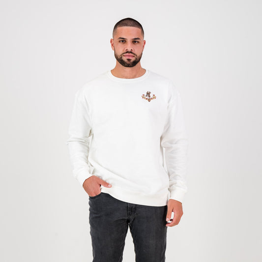 Springboks Wreath Crew Neck Sweat-Cloud Dancer