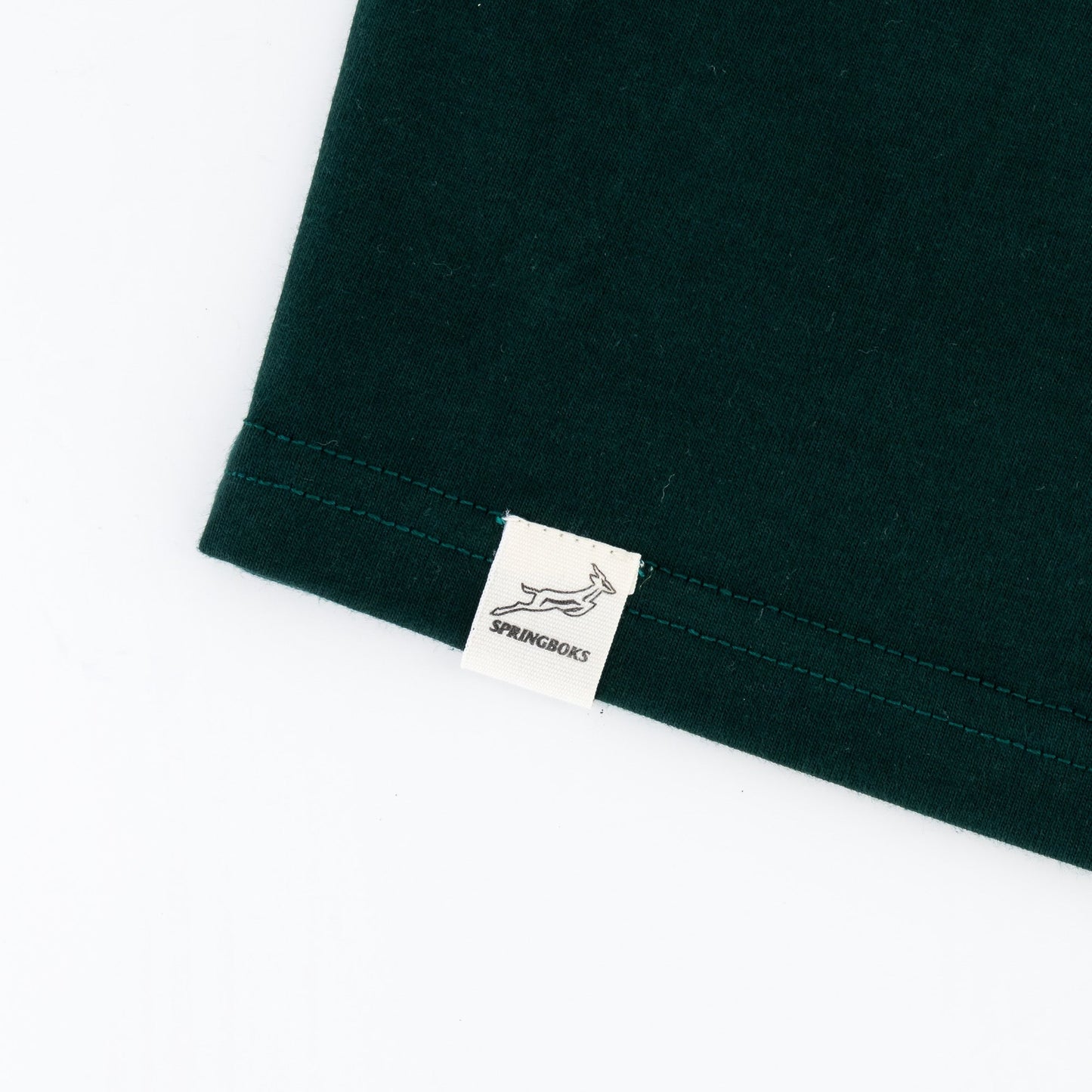 Springboks Zig Zag Bok Regular Crew Tee-OS Green