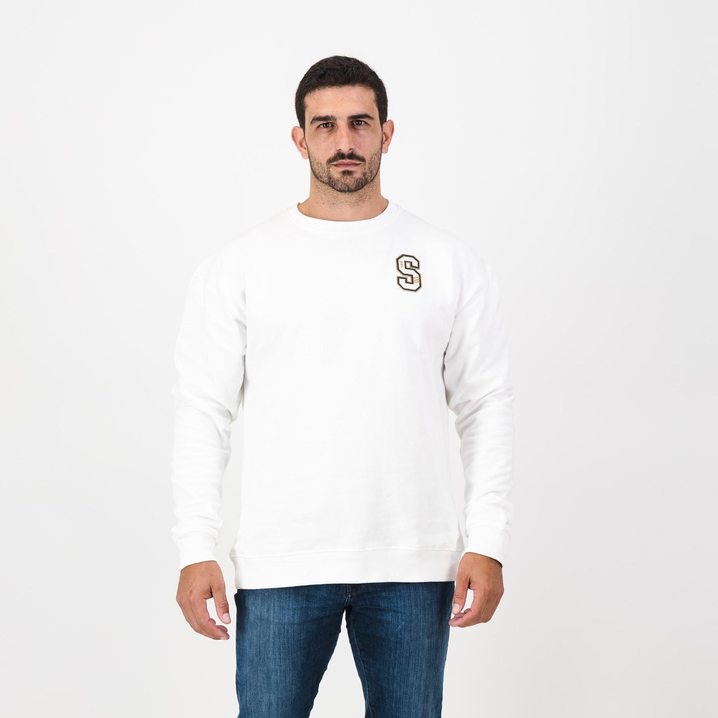 Stillknocks S Crew Neck Sweat-Cloud Dancer