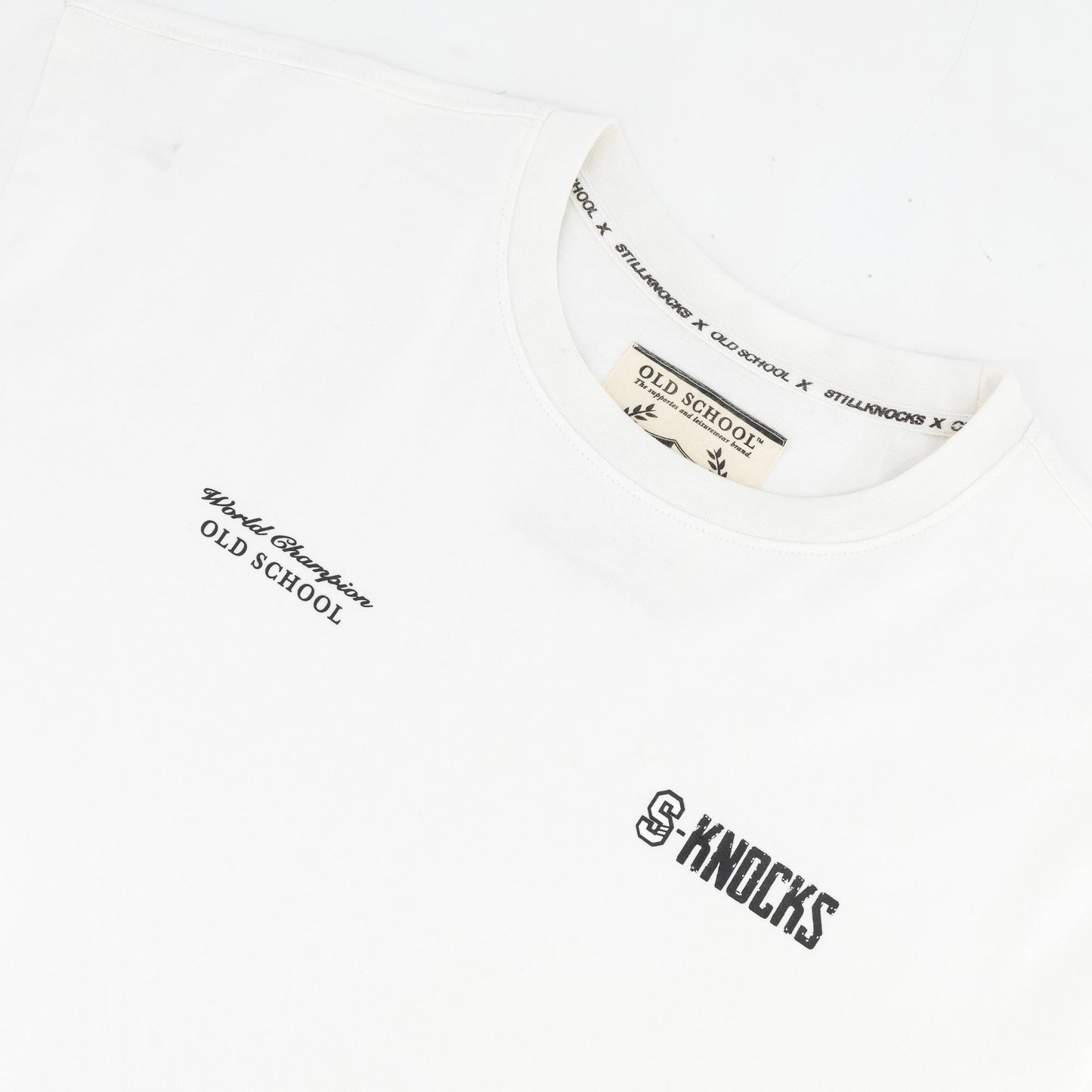 Stillknocks S-Knocks Boxy Crew Tee-White