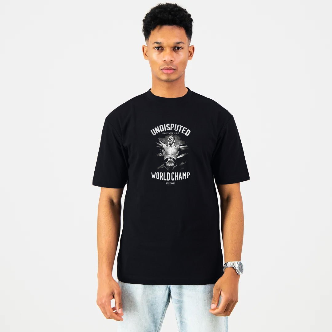 Stillknocks Smokey Shadow Regular Crew Tee-Black