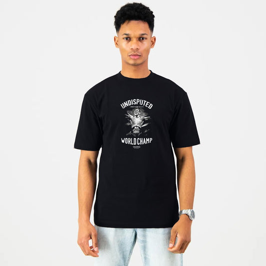 Stillknocks Smokey Shadow Regular Crew Tee-Black