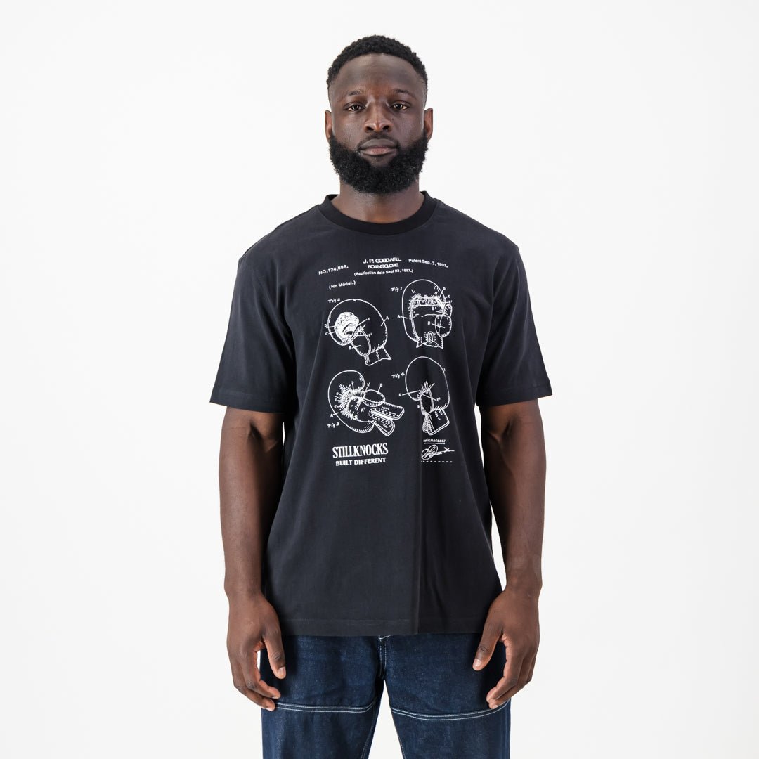Stillknocks Technical Regular Crew Tee-Black