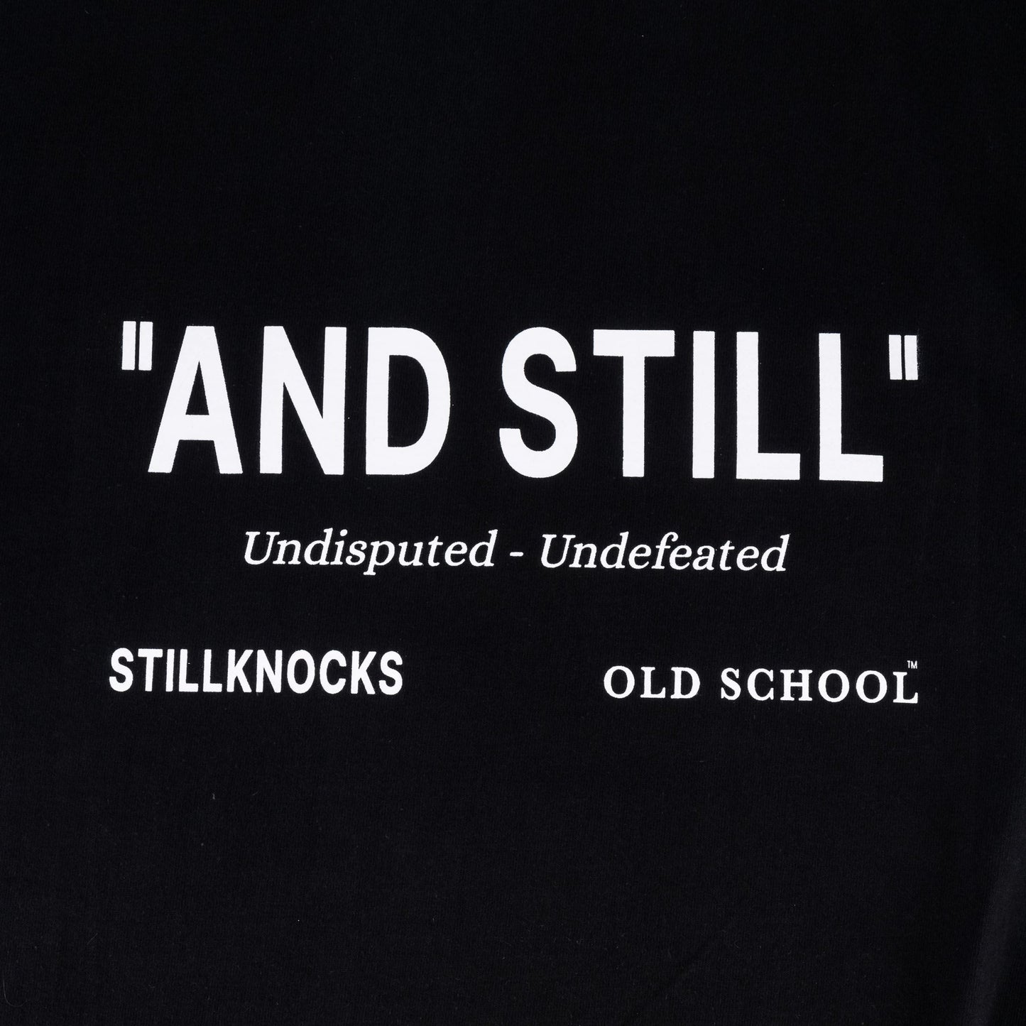 Stillknocks Winning Boxy Tee - Black
