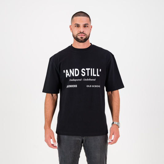 Stillknocks Winning Boxy Tee - Black