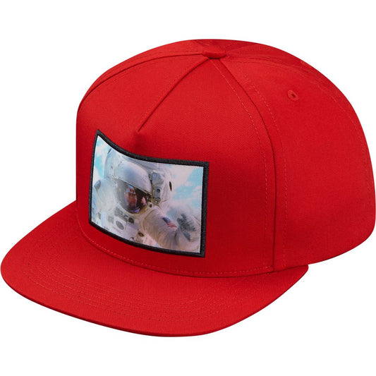 SUPREME ASTRONAUT HOLOGRAM 5-PANEL HAT RED