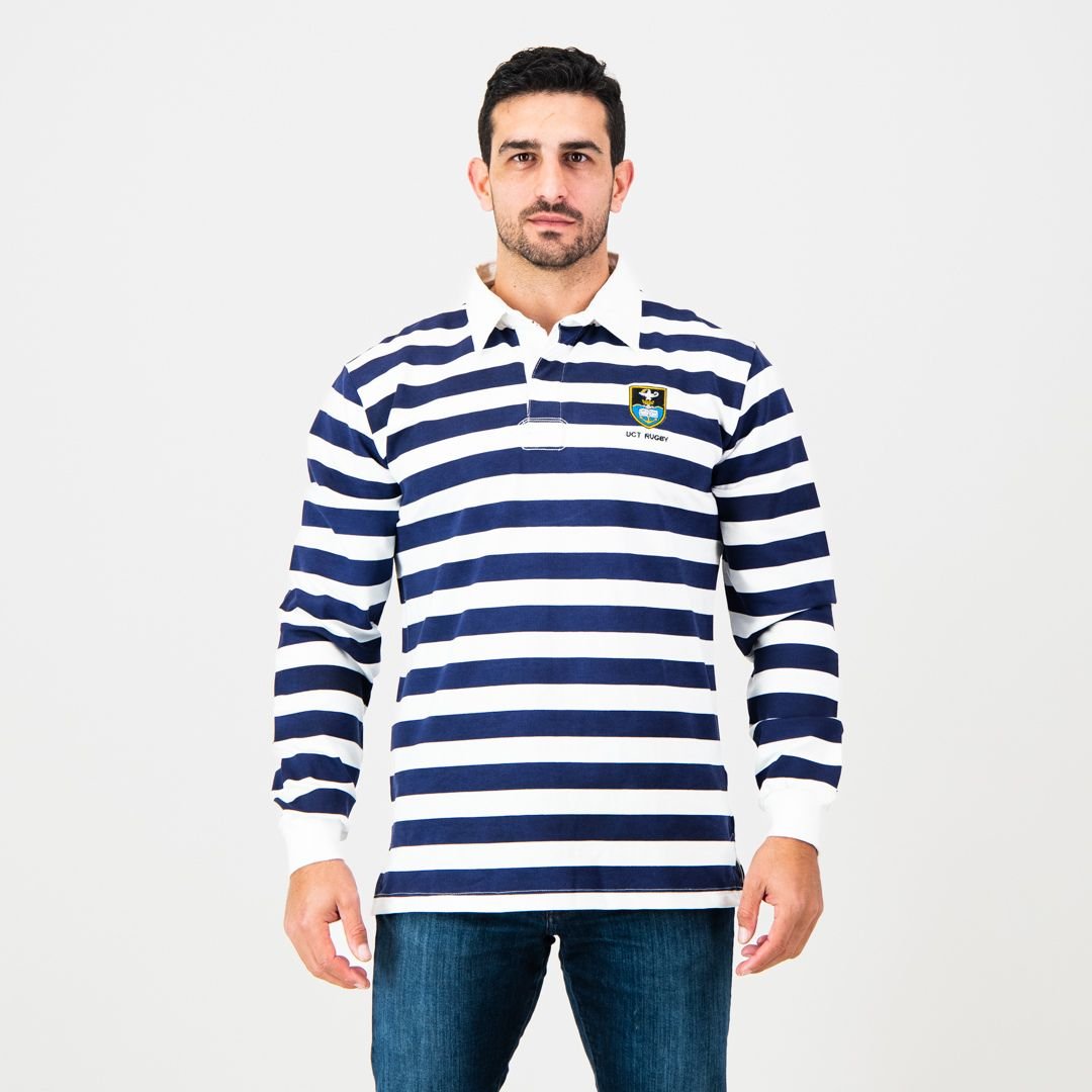 Schools Ikeys Varsity Cup LS Rugby Jersey-Navy