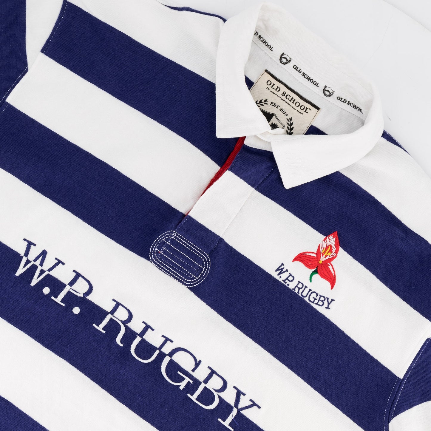 Provincial WP Stripe LS Rugby Jersey-White