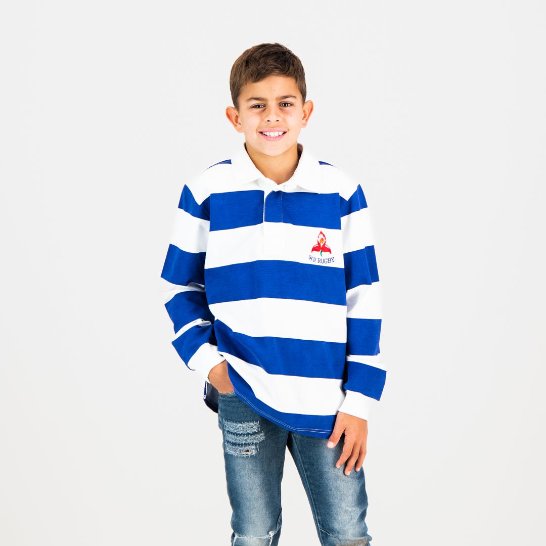 Provincial WP 23 Kids LS Rugby Jersey-White