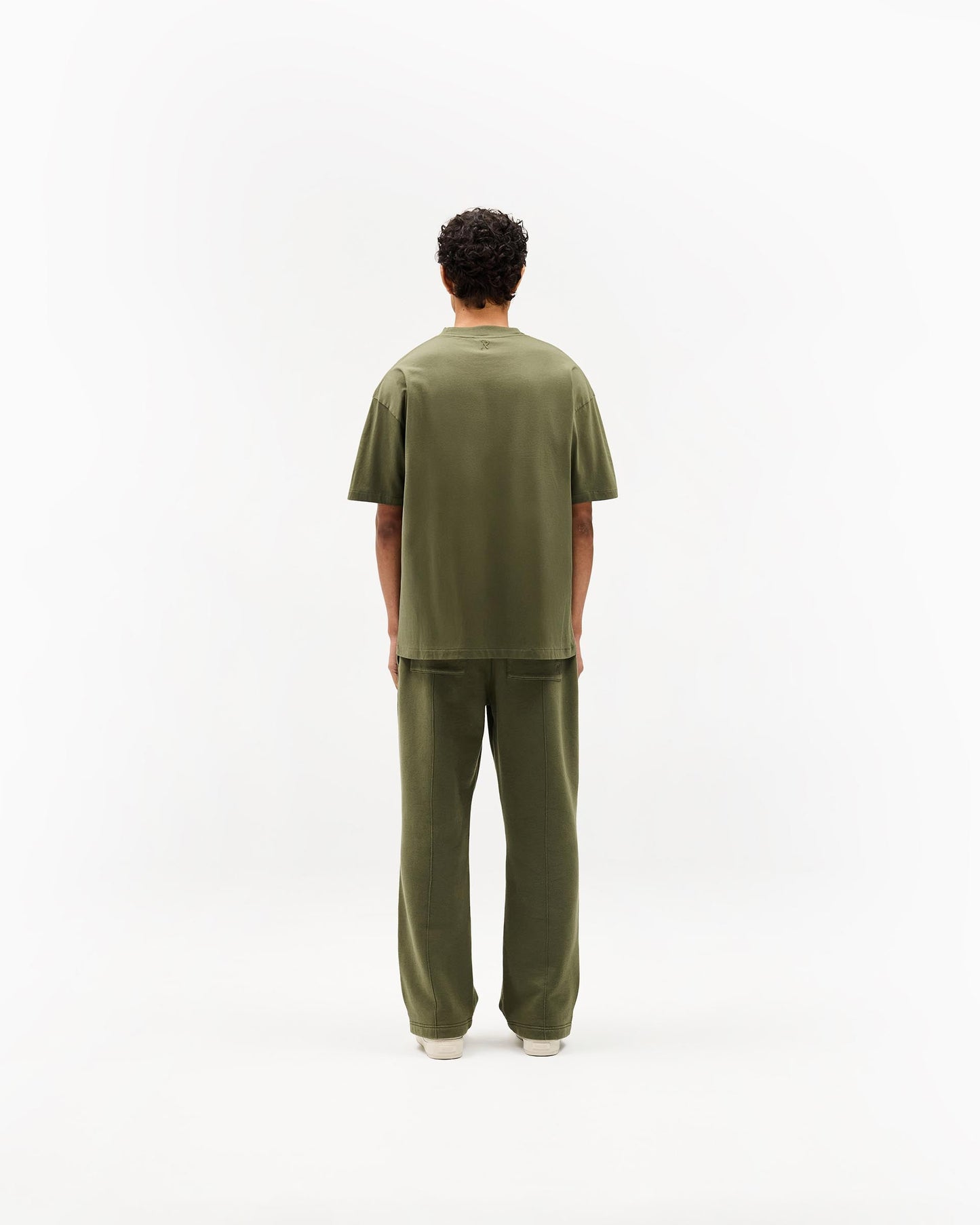Initial Oversized T-Shirt - Army Green