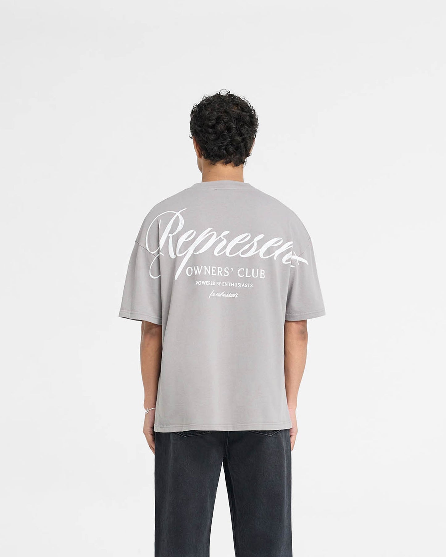 Represent Owners Club Script T-Shirt - Slate