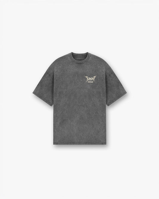 Team 247 X END Oversized T-Shirt - Washed Grey